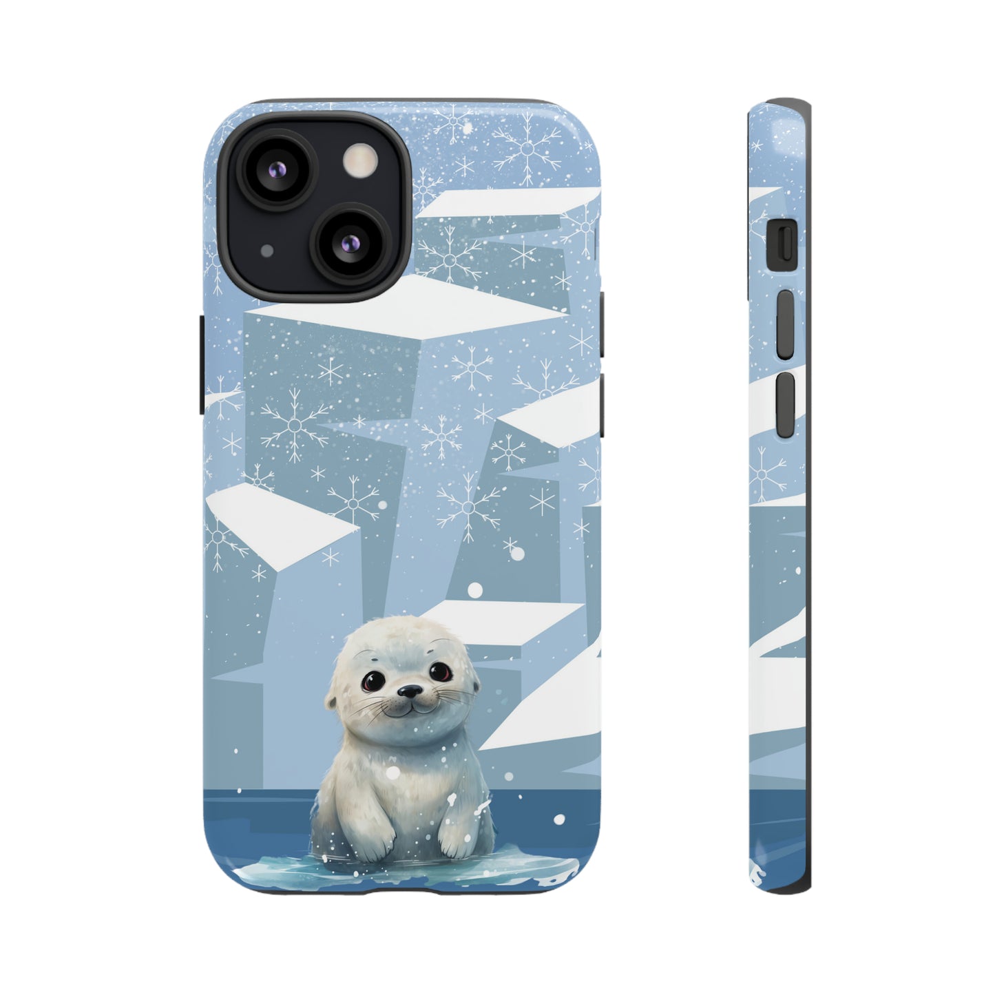 Baby Seal in Arctic Waters - Unique Phone Case Design - Tough Cases - Nature Lover Gift