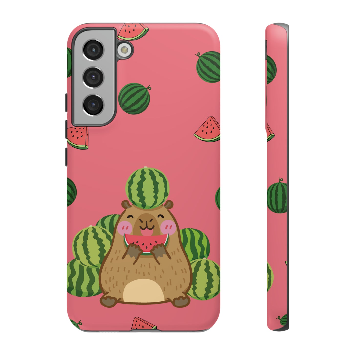 Capybara Watermelon Tough Phone Cases
