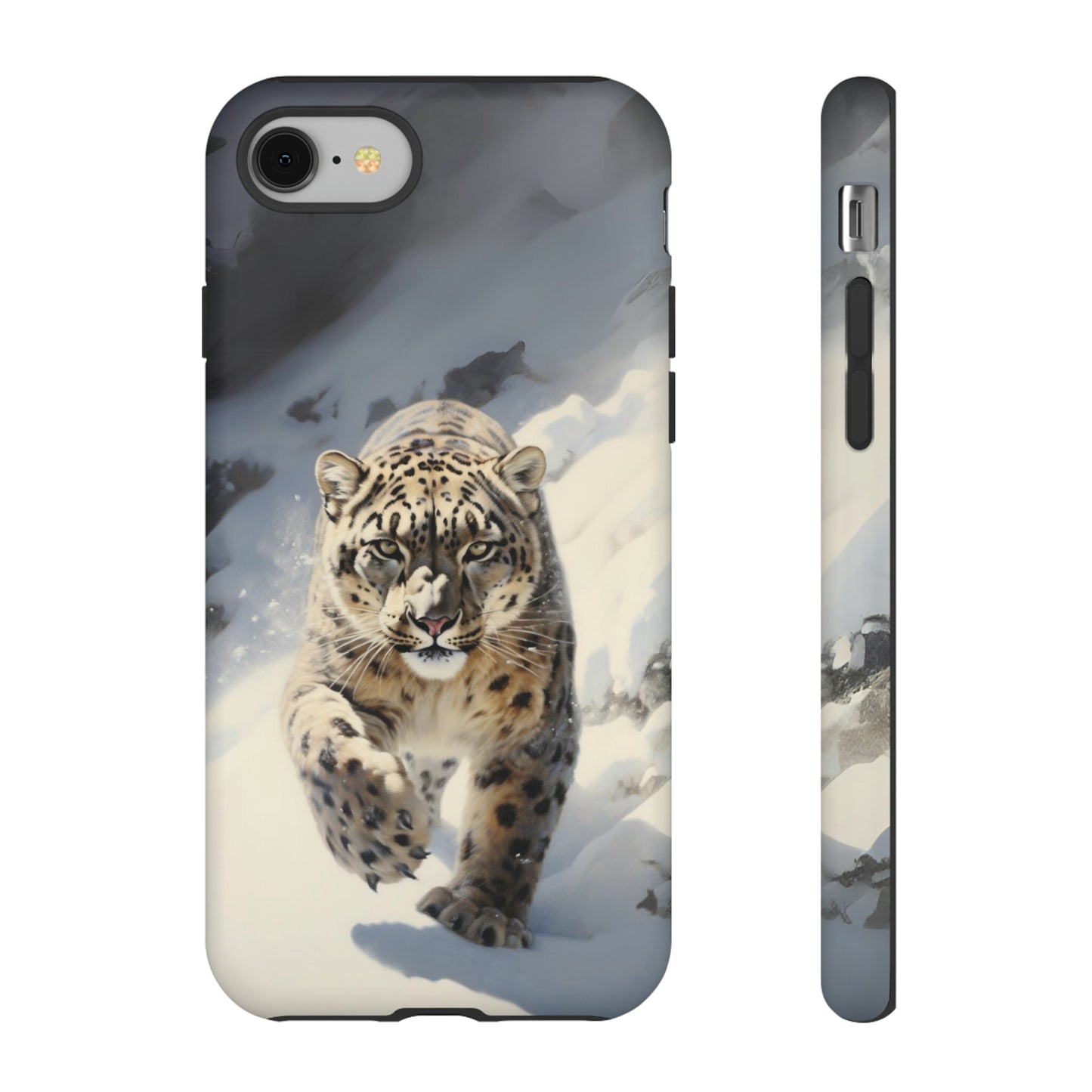 Snow Leopard Tough Phone Case