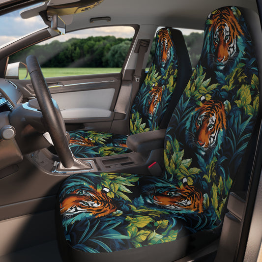 Car Seat Covers Tiger Jungle Print