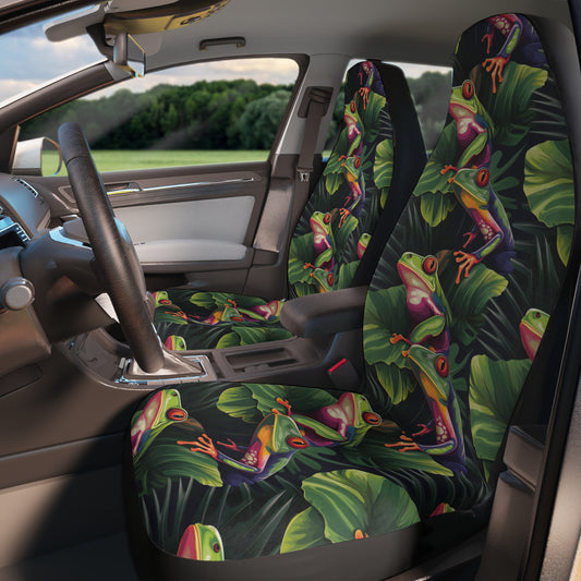 Car Seat Covers Tropical Frog Car Accessories