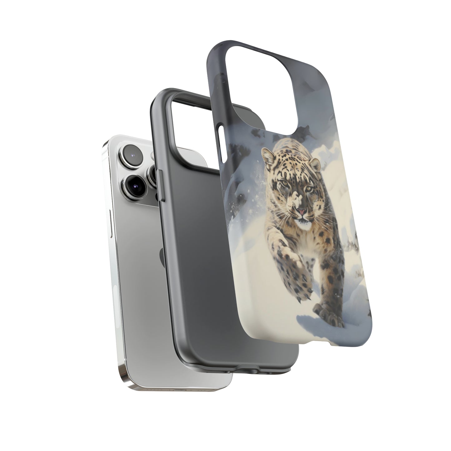 Snow Leopard Tough Phone Case