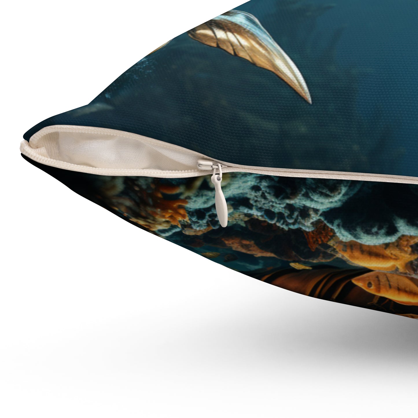 Steampunk Dolphin and Submarine Pillow
