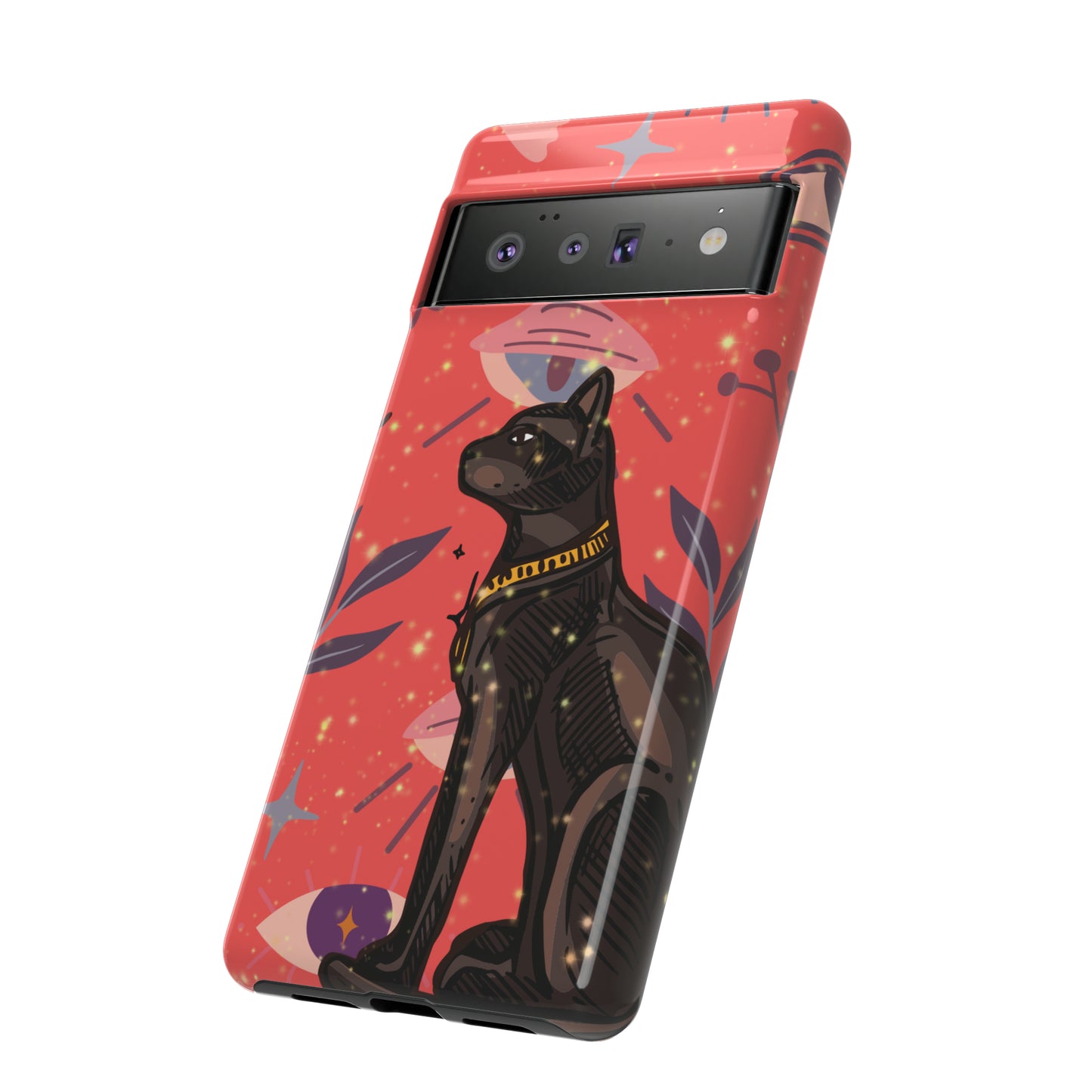 Magic Cat Phone Case Mystery Cat Phone Case Aesthetic Phone Case Cute Tough Cases Smartphone Protection Iphone, Google Pixel, Samsung Galaxy