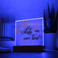 Horse Acrylic Plaque Light-up Sign